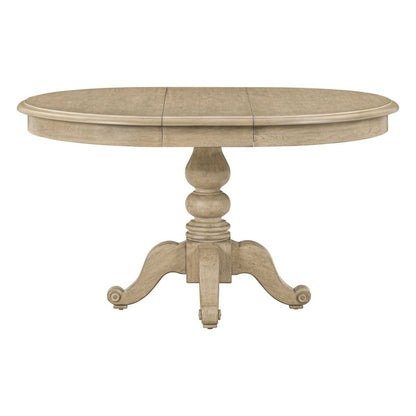 Summer House - Pedestal Table Set - Sand Dune Dining Tables with Extensions by Liberty Furniture - Walls Furniture & Mattress