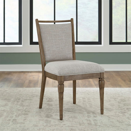 Hickory Grove - Upholstered Side Chair - Heirloom Brown Side Chairs by Liberty Furniture - Walls Furniture & Mattress