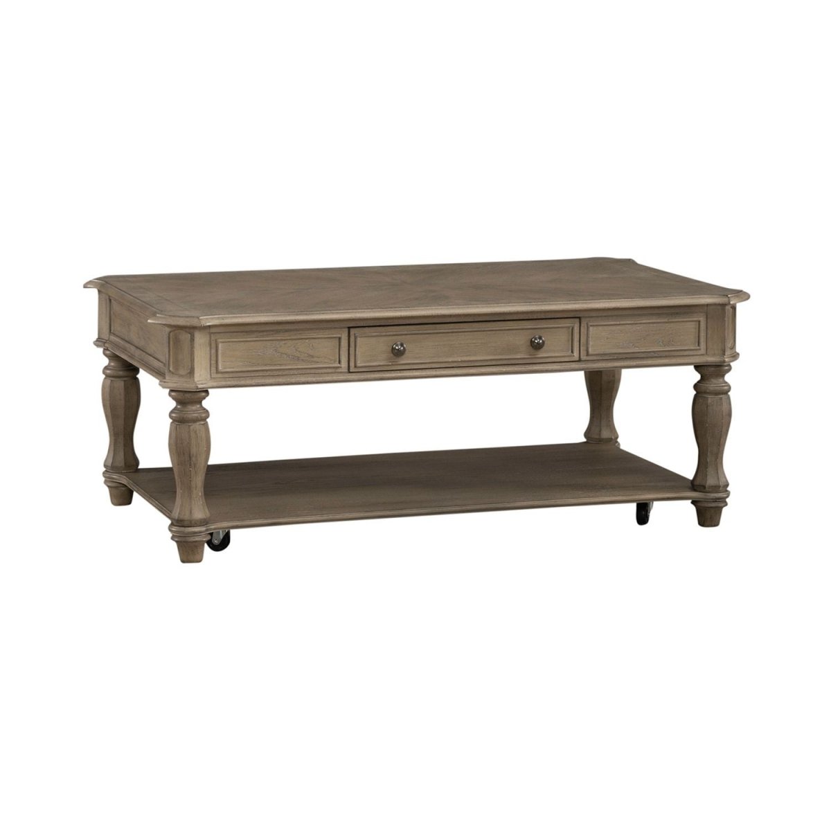 Magnolia Manor - Rectangular Cocktail Table Cocktail Tables by Liberty Furniture - Walls Furniture & Mattress