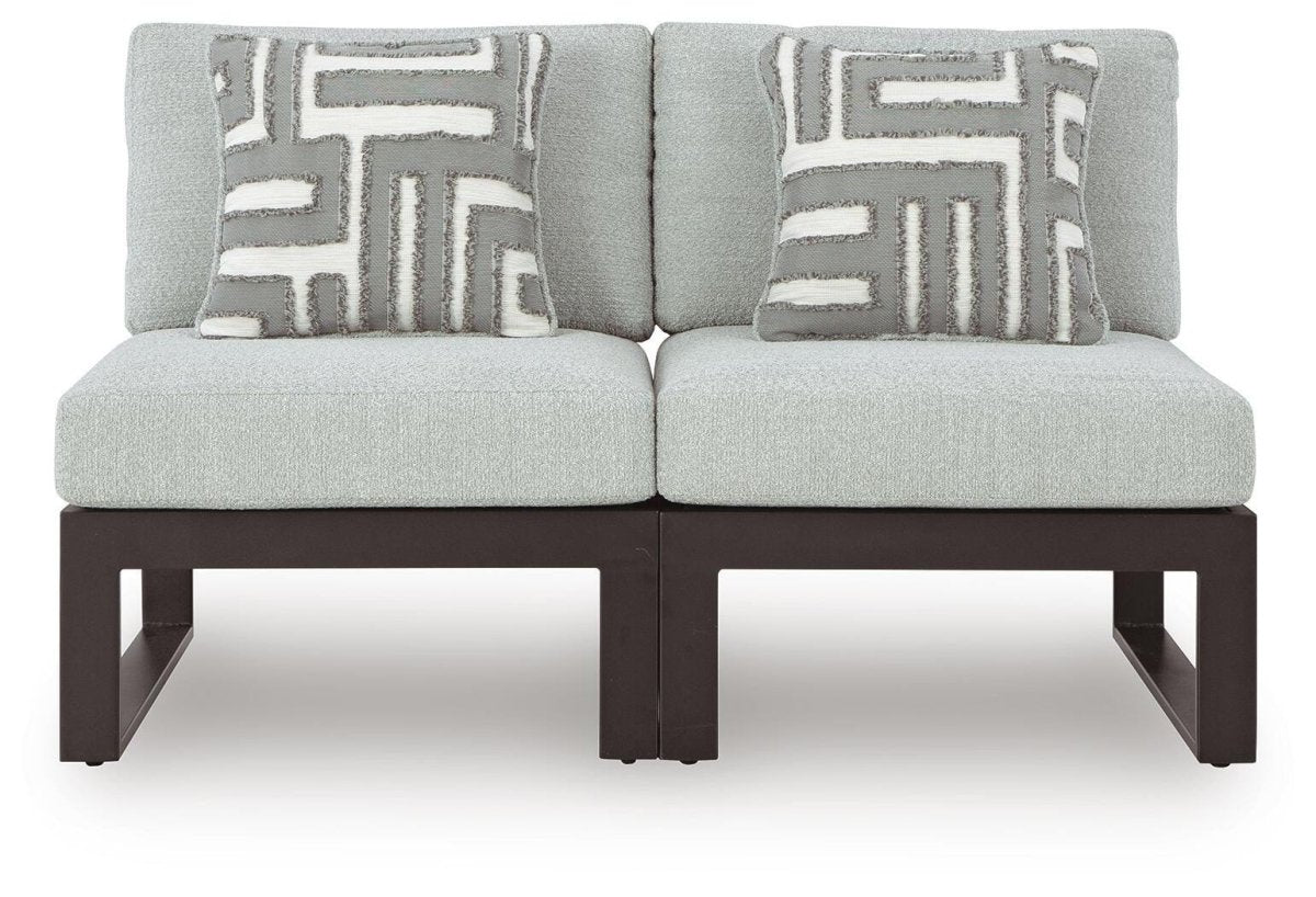 Beachloft - Outdoor Sectional Stationary Sectionals by Signature Design by Ashley® - Walls Furniture & Mattress