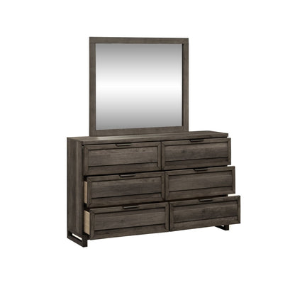 Tanners Creek - Dresser & Mirror - Dark Gray Dresser & Mirror by Liberty Furniture - Walls Furniture & Mattress