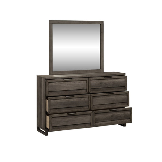 Tanners Creek - Dresser & Mirror - Dark Gray Dresser & Mirror by Liberty Furniture - Walls Furniture & Mattress