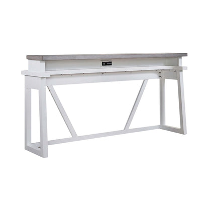 Palmetto Heights - Console Bar Table - White Console Tables by Liberty Furniture - Walls Furniture & Mattress