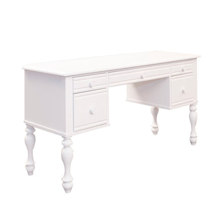 Summer House - Wood Vanity Desk - White Vanity Desks by Liberty Furniture - Walls Furniture & Mattress