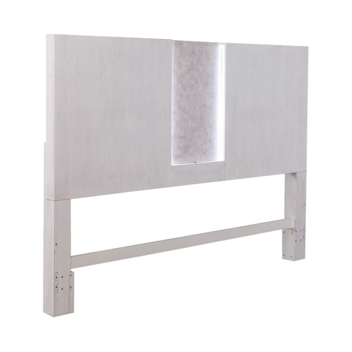 Mirage - King Travertine Panel Headboard - White Panel Headboards by Liberty Furniture - Walls Furniture & Mattress