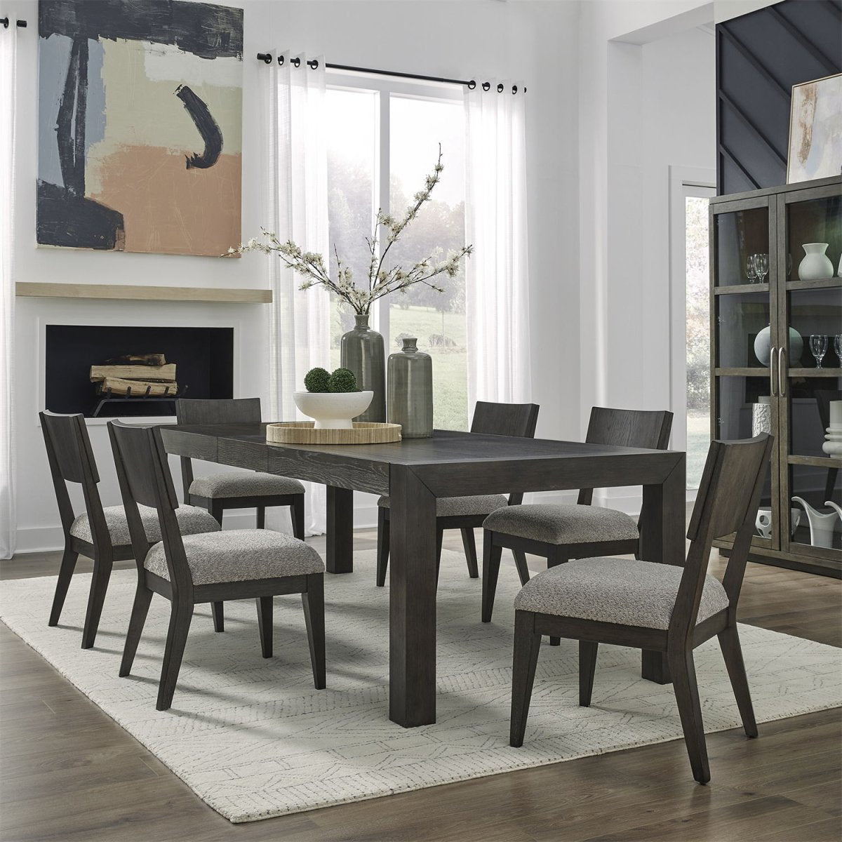 Cascade Falls - Optional Rectangular Table Set 5 Piece Dining Room Sets by Liberty Furniture - Walls Furniture & Mattress