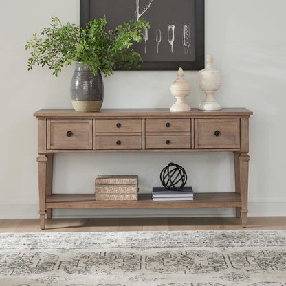 Haven Hills - Sofa Table - Camel Beige Sofa Tables by Liberty Furniture - Walls Furniture & Mattress