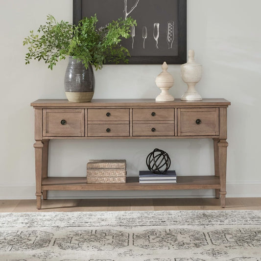 Haven Hills - Sofa Table - Camel Beige Sofa Tables by Liberty Furniture - Walls Furniture & Mattress