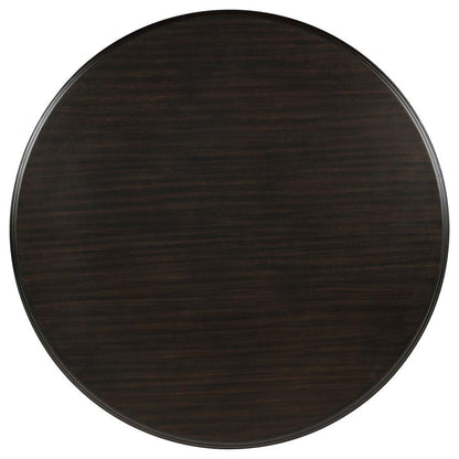 Twyla - 60" Round Wood Dining Room Table - Dark Cocoa Dining Tables by Coaster Fine Furniture - Walls Furniture & Mattress