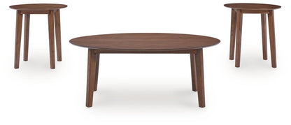 Gordonay - Occasional Table Set (Set of 3) - Brown Table Sets by Signature Design by Ashley® - Walls Furniture & Mattress