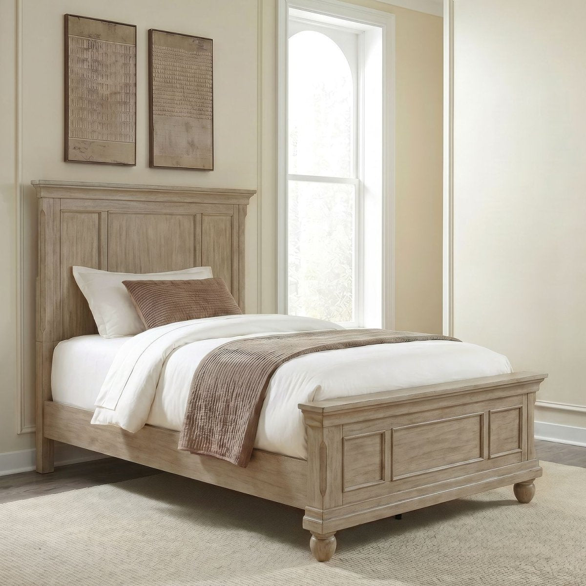 Rustic Traditions - Panel Bed Panel Beds by Liberty Furniture - Walls Furniture & Mattress
