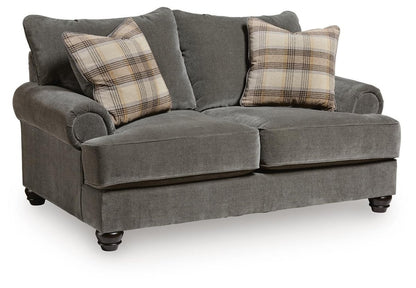 Tallow Creek - Loveseat - Shadow Stationary Loveseats by Signature Design by Ashley® - Walls Furniture & Mattress