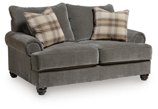 Tallow Creek - Loveseat - Shadow Stationary Loveseats by Signature Design by Ashley® - Walls Furniture & Mattress