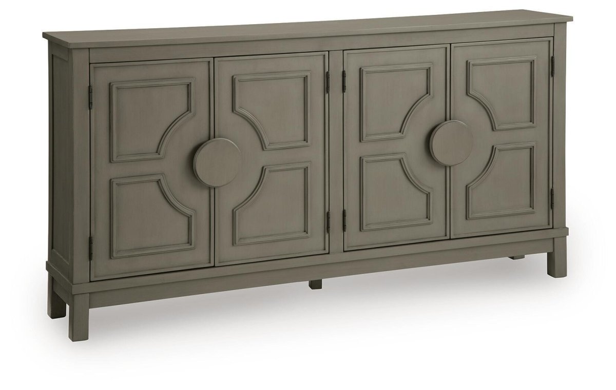 Darlock - Accent Cabinet - Warm Gray Accent Cabinets by Signature Design by Ashley® - Walls Furniture & Mattress