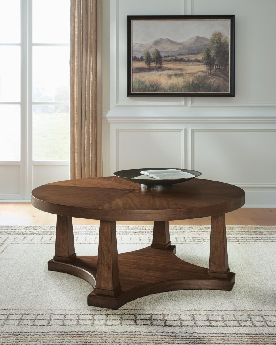 Rustic Plains - Round Table End Tables by Signature Design by Ashley® - Walls Furniture & Mattress