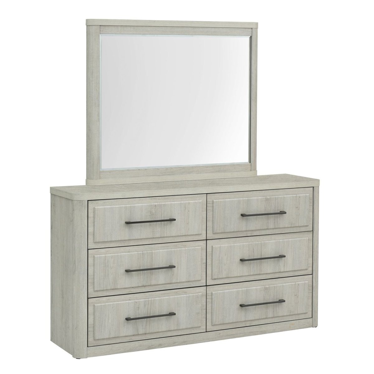 Modern Play - Dresser & Mirror - White Dresser & Mirror by Liberty Furniture - Walls Furniture & Mattress
