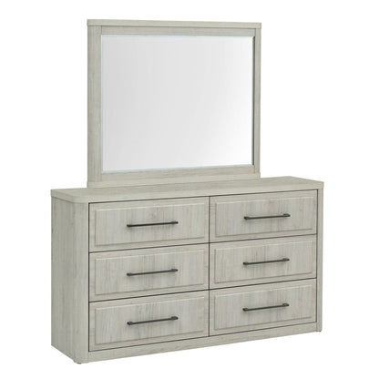 Modern Play - Dresser & Mirror - White Dresser & Mirror by Liberty Furniture - Walls Furniture & Mattress
