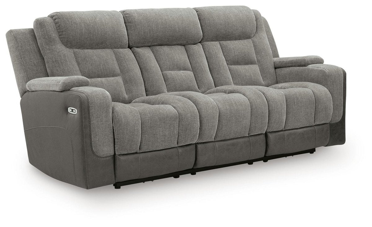 Mixed Motion - Power Reclining Sofa With Adjustable Headrest Reclining Sofas by Signature Design by Ashley® - Walls Furniture & Mattress