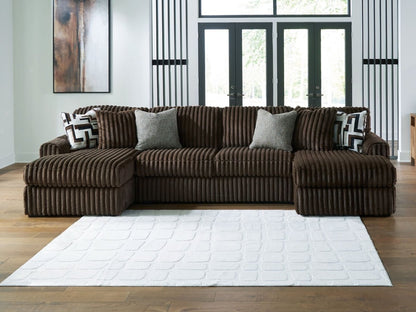 Midnight - Madness - Sectional Stationary Sectionals by Signature Design by Ashley® - Walls Furniture & Mattress