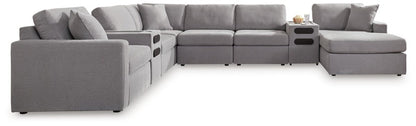 Modmax - U-Shaped Sectional - Granite Stationary Sectionals by Signature Design by Ashley® - Walls Furniture & Mattress