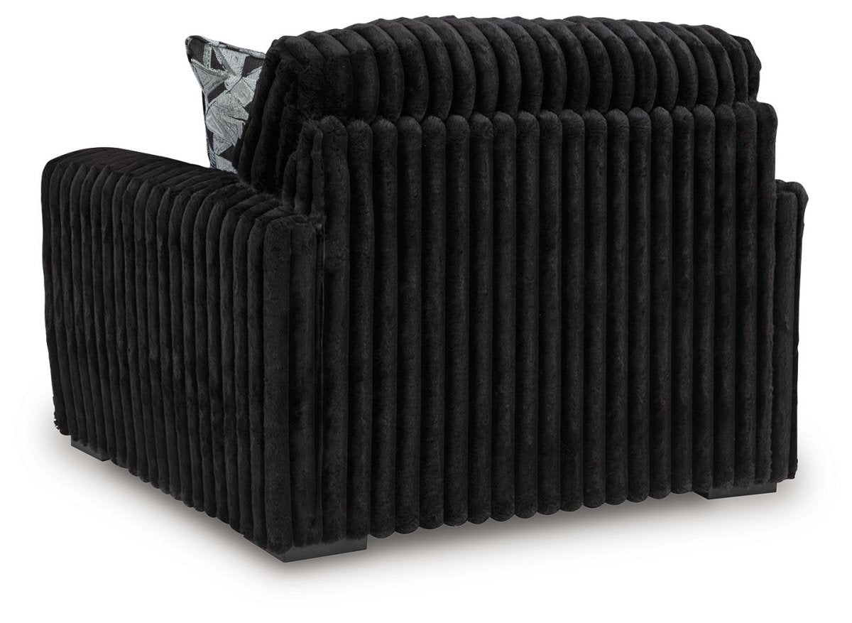 Midnight - Madness - Chair And A Half Arm Chairs by Signature Design by Ashley® - Walls Furniture & Mattress