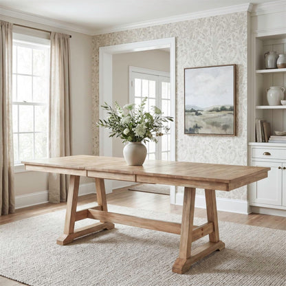 Lindsey Farm - Trestle Table Dining Tables by Liberty Furniture - Walls Furniture & Mattress