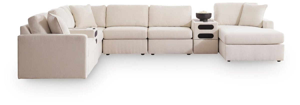Modmax - U-Shaped Sectional - Oyster Stationary Sectionals by Signature Design by Ashley® - Walls Furniture & Mattress