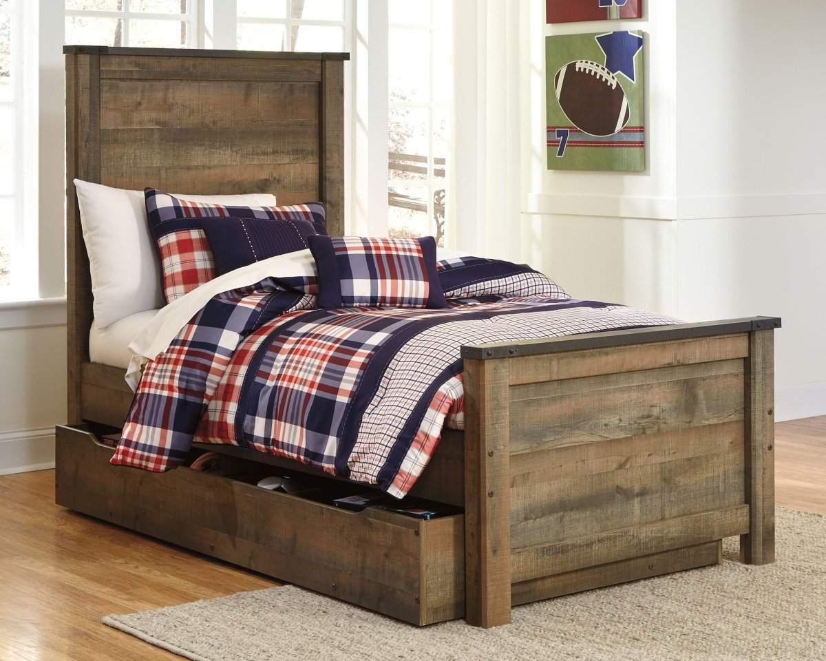 Trinell - Panel Bed Storage Beds by Signature Design by Ashley® - Walls Furniture & Mattress