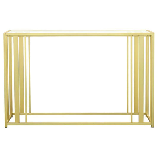 Adri - Glass Top Entryway Sofa Console Table Console Tables by Coaster Fine Furniture - Walls Furniture & Mattress