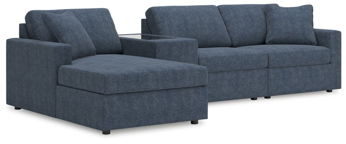 Modmax - Sectional - Ink Stationary Sectionals by Signature Design by Ashley® - Walls Furniture & Mattress