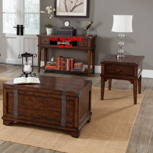 Aspen Skies - 3 Piece Set (1 - Cocktail 2 - End Tables) Table Sets by Liberty Furniture - Walls Furniture & Mattress