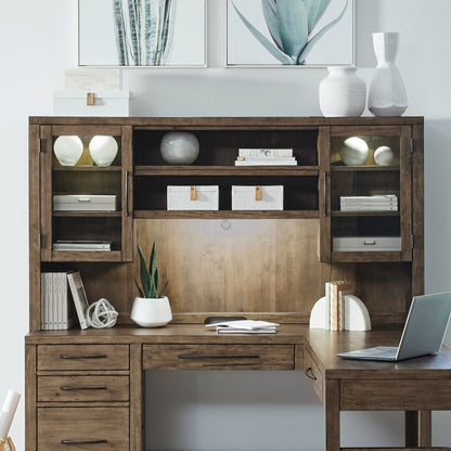 Shaker Lakes - Hutch - Harvest Brown Hutches by Liberty Furniture - Walls Furniture & Mattress