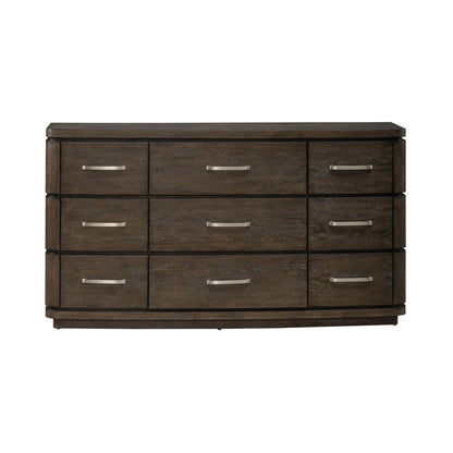 Cascade Falls - 9 Drawer Dresser - Satin Espresso Dressers by Liberty Furniture - Walls Furniture & Mattress