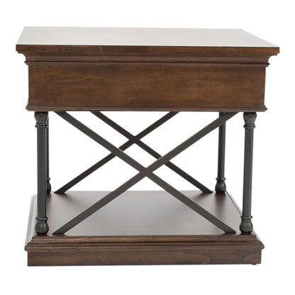 Tribeca - Drawer End Table - Dark Brown End Tables by Liberty Furniture - Walls Furniture & Mattress