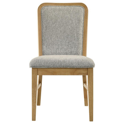 Croyden - Dining Side Chair (Set of 2) - Gray / Weathered Natural Chair Sets by Coaster Fine Furniture - Walls Furniture & Mattress