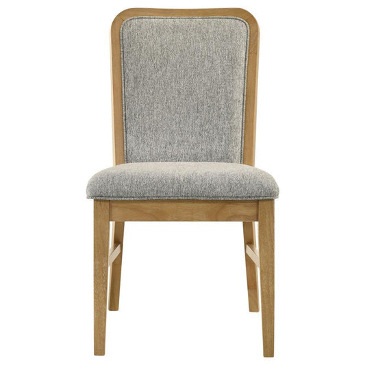 Croyden - Dining Side Chair (Set of 2) - Gray / Weathered Natural Chair Sets by Coaster Fine Furniture - Walls Furniture & Mattress