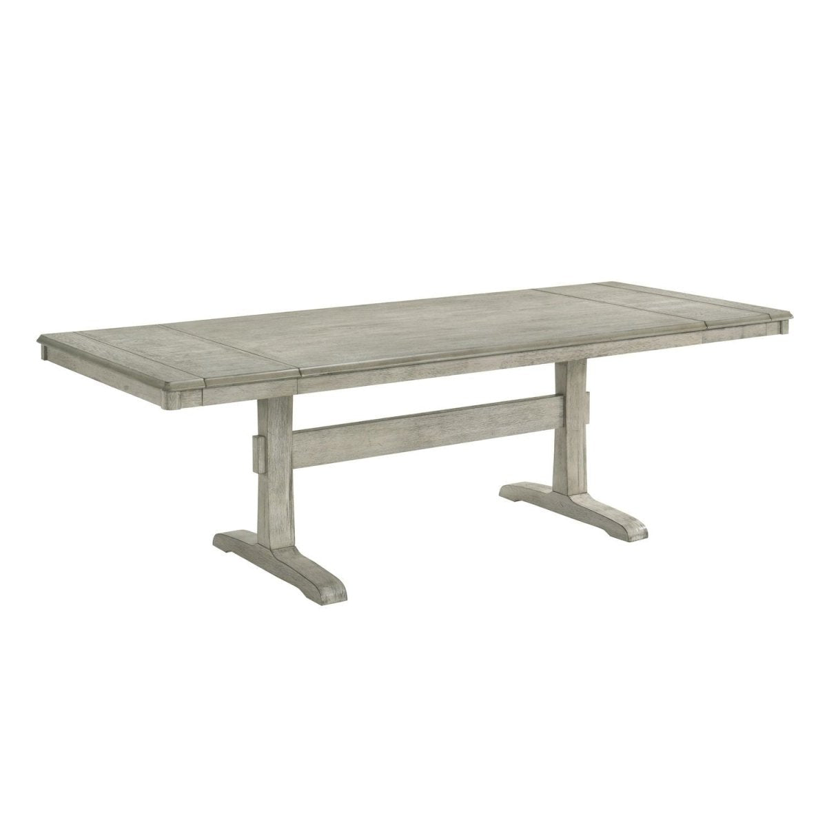 Hallendale - Trestle Table - White Dining Tables by Liberty Furniture - Walls Furniture & Mattress