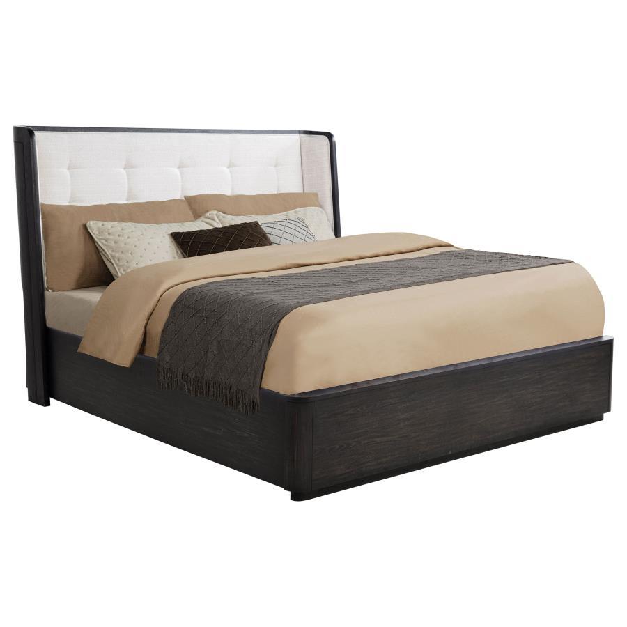 Leandro - Wingback Bed Upholstered Beds by Coaster Fine Furniture - Walls Furniture & Mattress