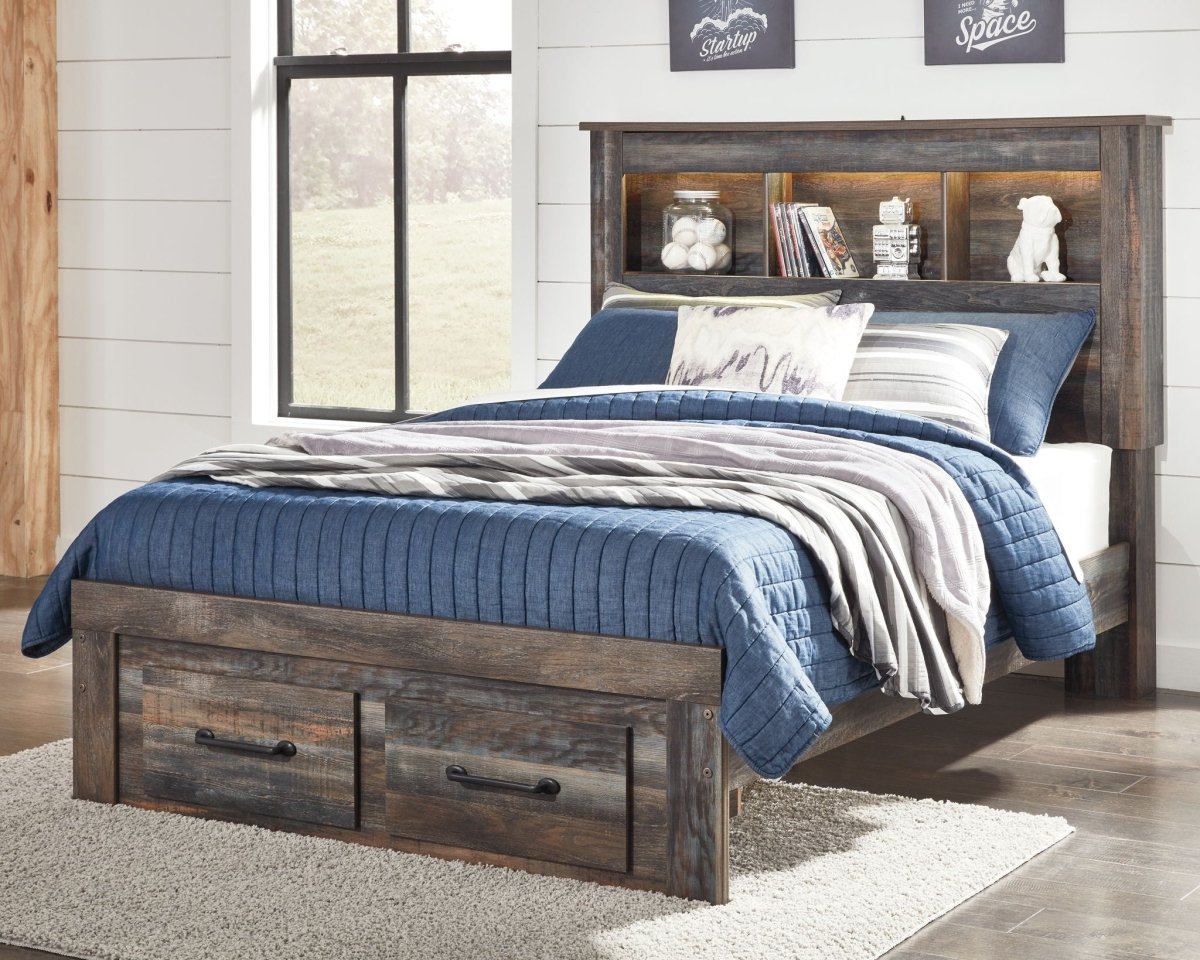 Drystan - Panel Bookcase Bed Panel Beds by Signature Design by Ashley® - Walls Furniture & Mattress