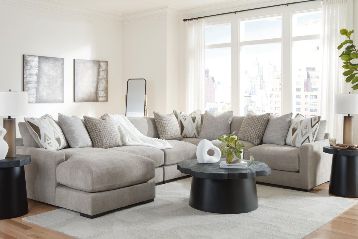 Aslan Court - Sectional Stationary Sectionals by Benchcraft® - Walls Furniture & Mattress