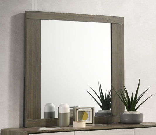 Fenwick - Dresser Mirror - Gray Oak Bedroom Mirrors by Coaster Fine Furniture - Walls Furniture & Mattress