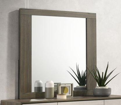 Fenwick - Dresser Mirror - Gray Oak Bedroom Mirrors by Coaster Fine Furniture - Walls Furniture & Mattress