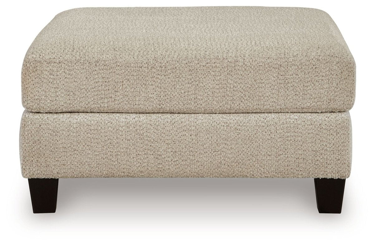 Steelwater Retreat - Oversized Accent Ottoman - Latte Accent Ottomans by Benchcraft® - Walls Furniture & Mattress