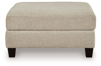 Steelwater Retreat - Oversized Accent Ottoman - Latte Accent Ottomans by Benchcraft® - Walls Furniture & Mattress
