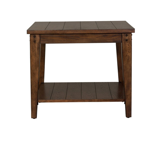 Lake House - Square Lamp Table Accent Tables by Liberty Furniture - Walls Furniture & Mattress
