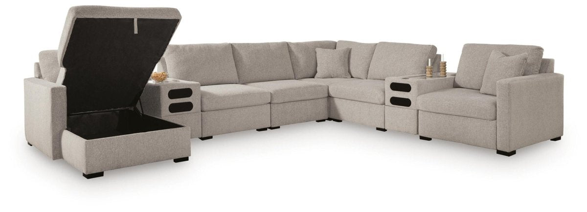 ModMax Luxe - Sectional Stationary Sectionals by Benchcraft® - Walls Furniture & Mattress
