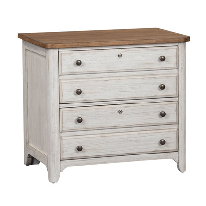 Farmhouse Reimagined - Lateral File - White Filing Cabinets by Liberty Furniture - Walls Furniture & Mattress