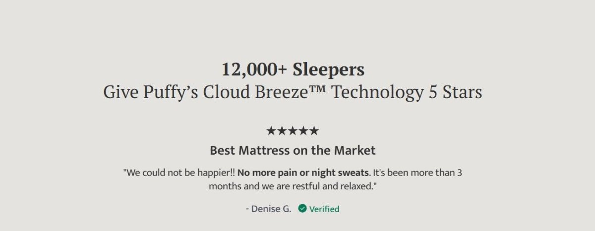 Puffy Royal Queen Hybrid Mattress Hybrid Mattresses by Puffy - Walls Furniture & Mattress