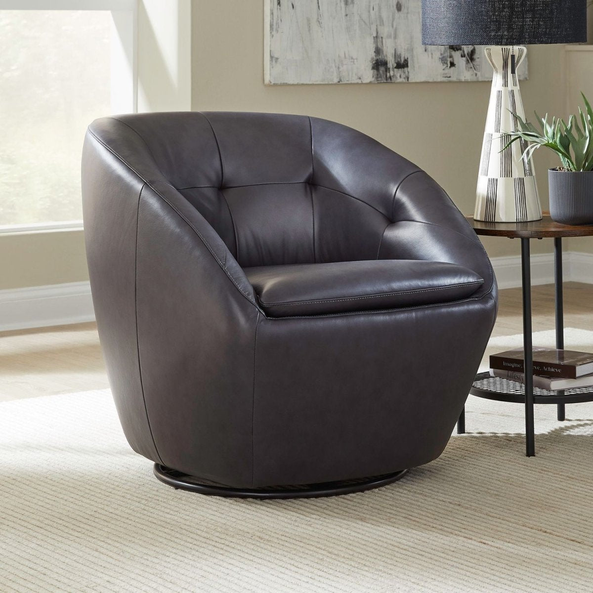 Dawson - Swivel Accent Chair Swivel Chairs by Liberty Furniture - Walls Furniture & Mattress