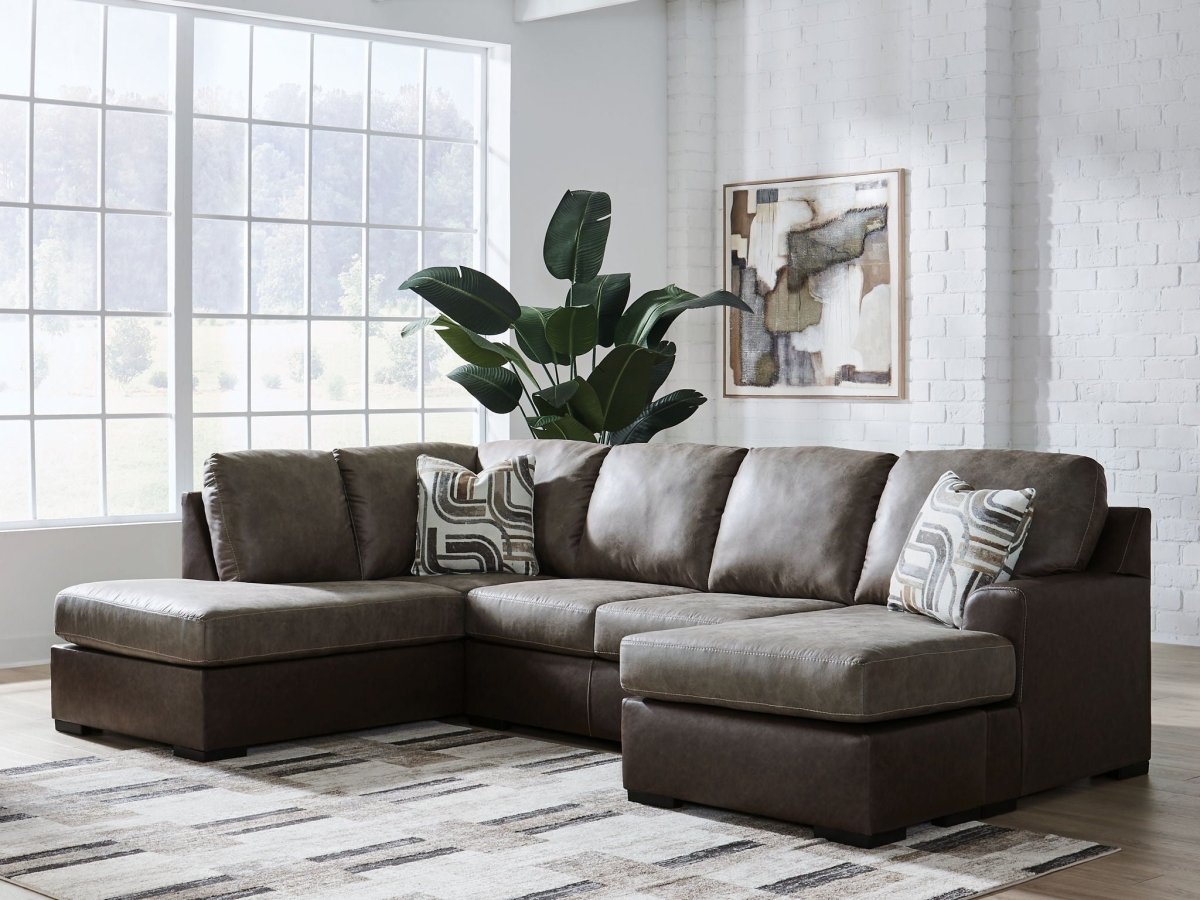 Castille Way - Sectional Stationary Sectionals by Signature Design by Ashley® - Walls Furniture & Mattress